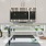 a kitchen with white cabinets