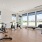 a gym with exercise equipment